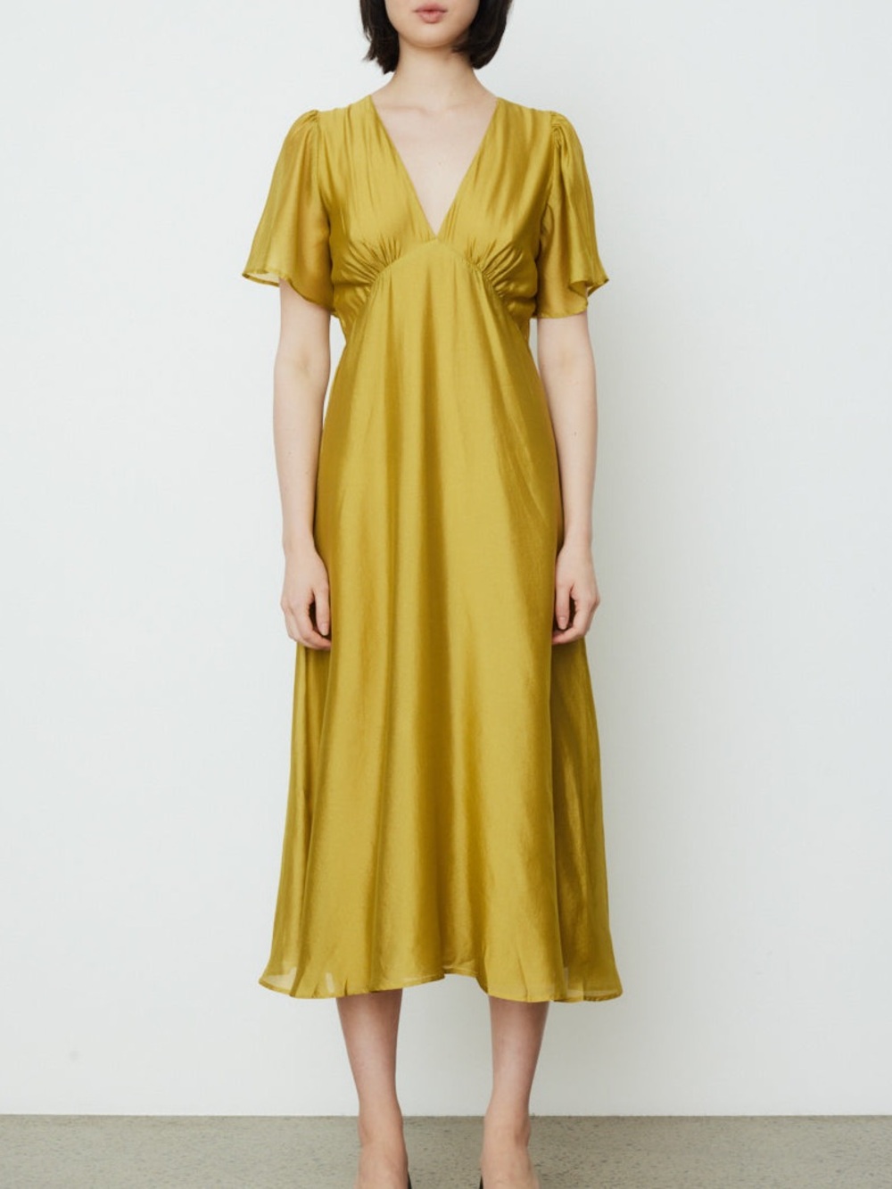 Lisa Says Gah - Grace Dress - Chartreuse XS